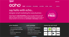 Desktop Screenshot of echoemailmarketing.com